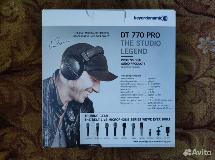 Наушники Beyerdynamic dt 770 pro 32 Ohm
