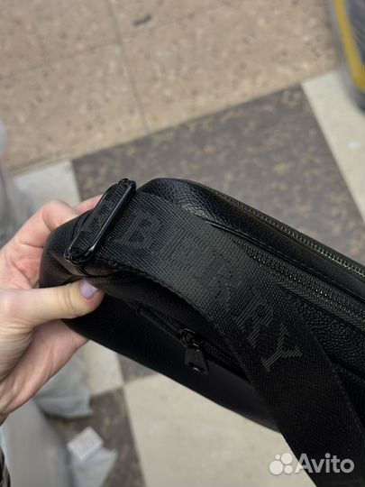 Сумка мужская натуральная кожа Burberry