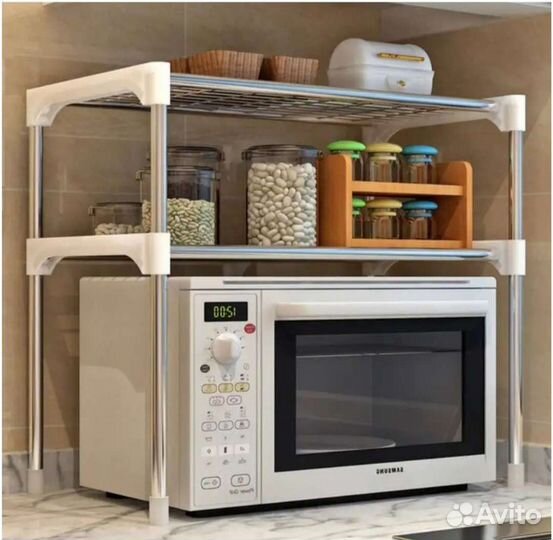 Полка для свч и интерьера раздвижная