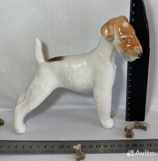Статуэтка фарфор лфз - фокстерьер