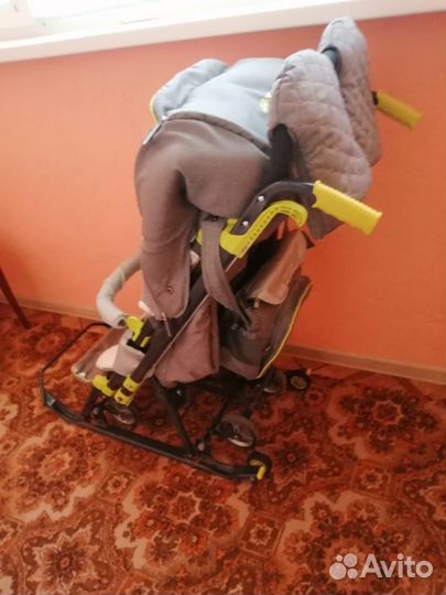Санки коляска nika