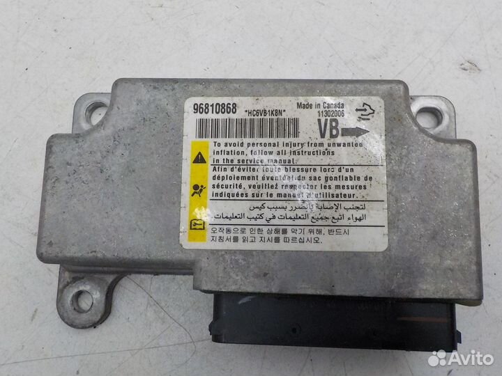 Блок управления подушками безопасности Opel Antara