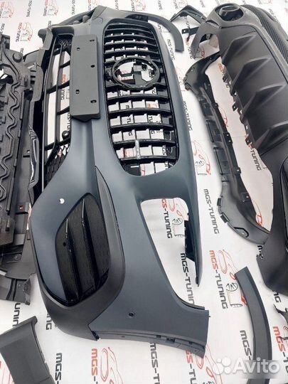 Обвес в стиле GLB35 черный Mercedes GLB-class X247