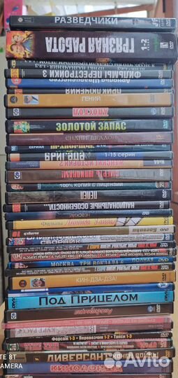 Диски двд Лиценция. 40шт +двд LG