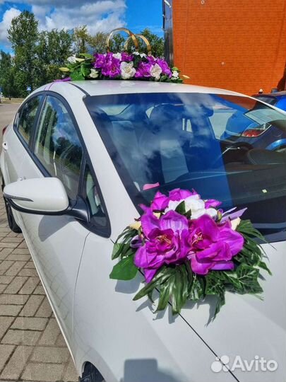 Кольца свадебные на машину