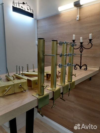 Тресбанк для плетения трессов, вращается на 360