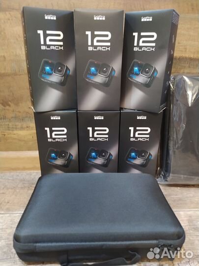 GoPro 12 + набор креплений в кейсе 50шт