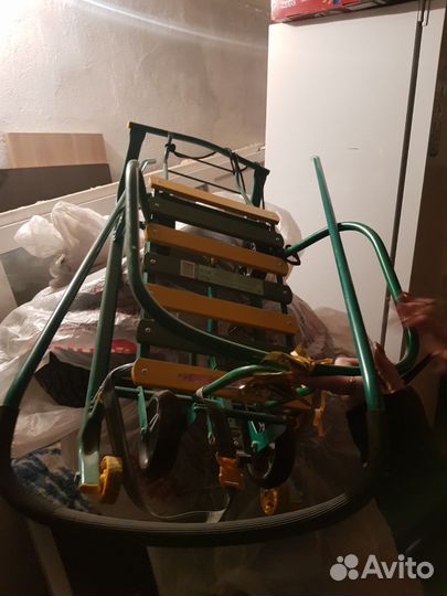 Детские санки с ручкой