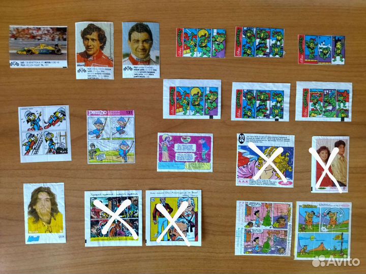 Вкладыши разные