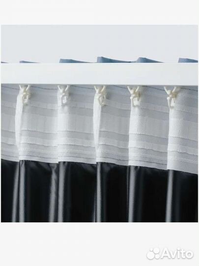 Новая Гардина Икеа блок. света