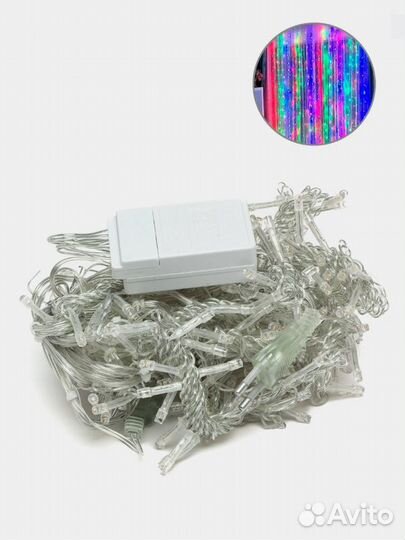 Гирлянда шторы оптом новогодние товары партия 42