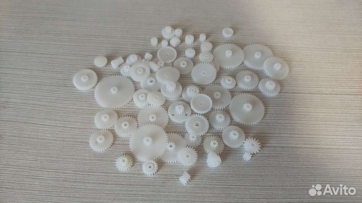 Шестерни 30шт лпм, ролики JVC 12mm, лампа 8v