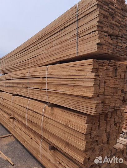 Доска обрезная 40х150х6000