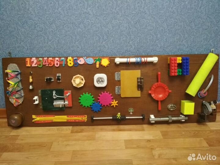 Бизиборд-Развивающая доска. Карты игральные