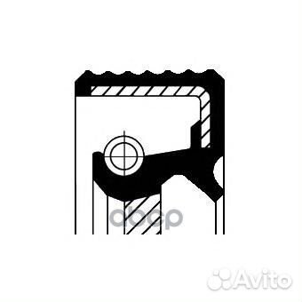 Сальник коленчатого вала 15015976B Corteco