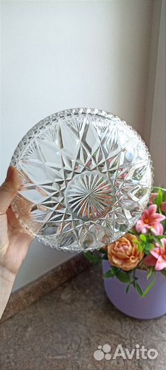 Вазочка хрустальная СССР салатница конфетница