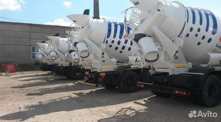 Установка миксера 6, 7 кубов