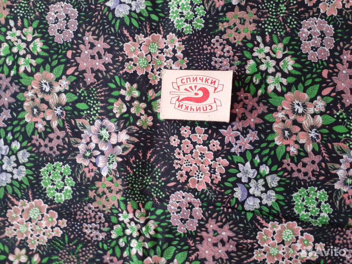 Отрез ткани штапель, бязь, ситец времен СССР