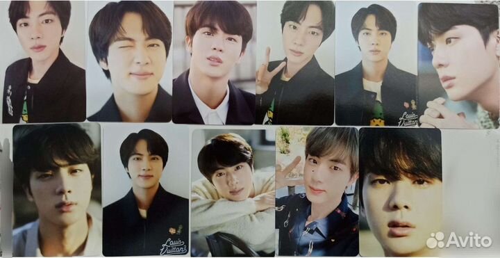 Сет официальных карт BTS
