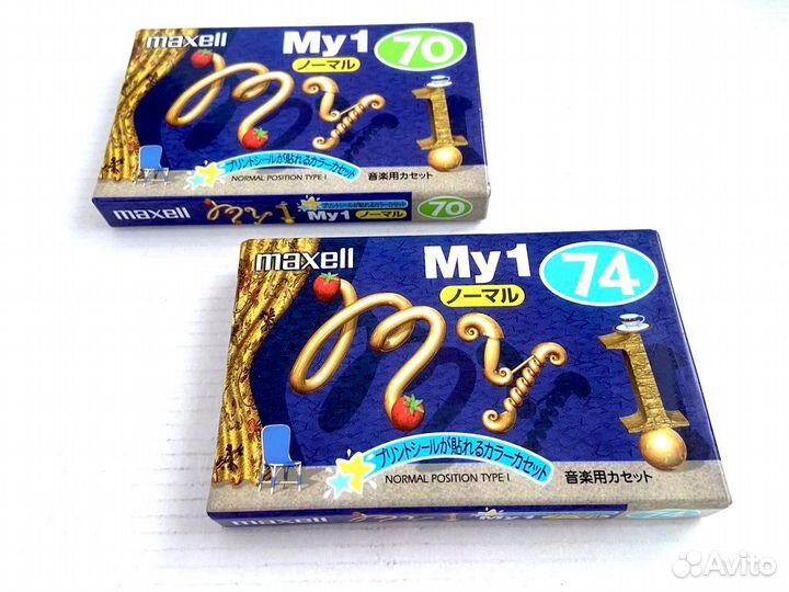 Набор 2 кассеты Maxell My 1 70 и 74 - 1999 г