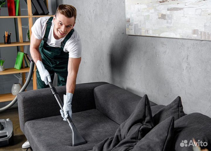 Профессиональная химчистка мягкой мебели на дому