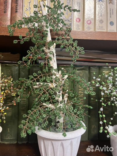 Деревья из бисера