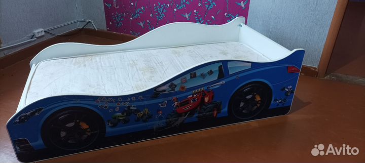 Детская кровать от 3 лет с матрасом бу