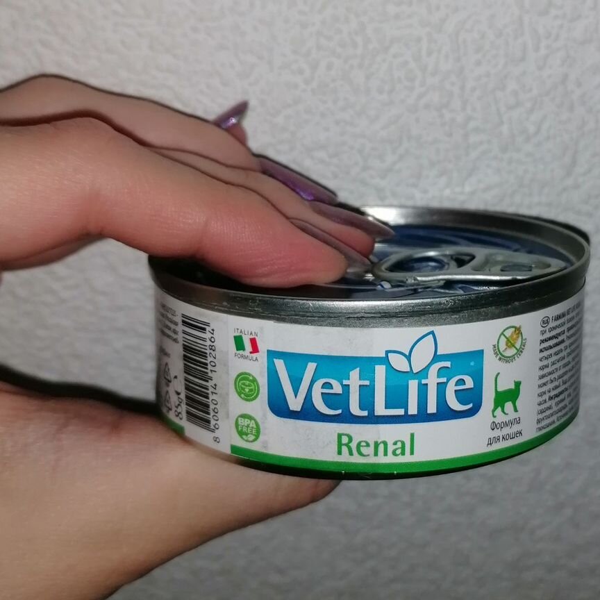 Farmina VetLife Renal влажный для кошек (консервы)