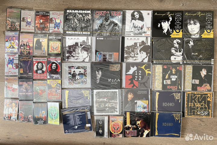 Аудиокассеты, русский рок