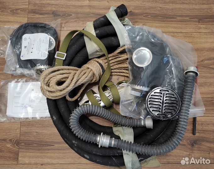 Противогаз изолирующий шланговый пш-1 с маской ппм