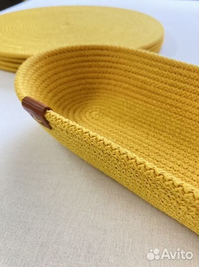 Салфетка плайсмат и корзинка ручная работа