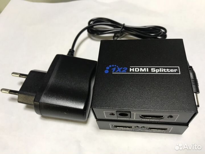 Делитель splitter hdmi 1x2