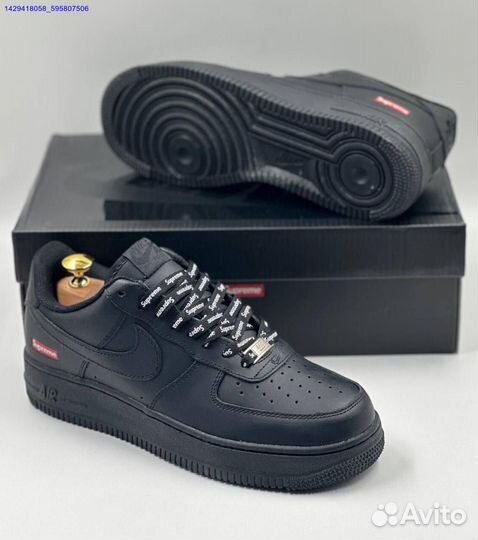 Кроссовки Nike Air Force 1 Low & Supreme (Арт.18790)