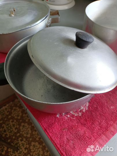 Кастрюля алюминиевая бу