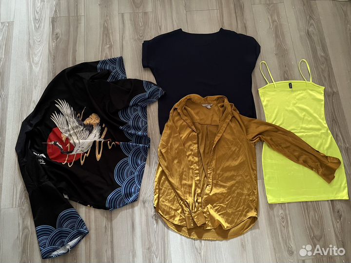 Женские вещи пакетом 18 штук: h&m,bershka