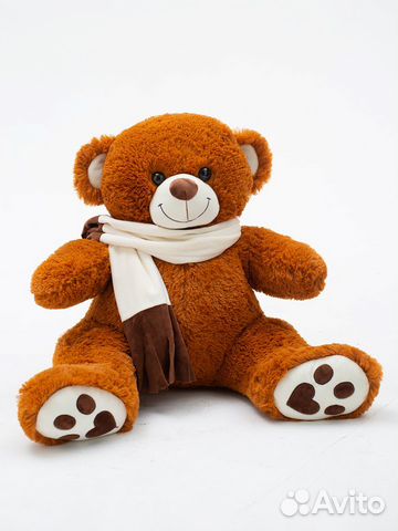 Медведь игрушка с шарфам