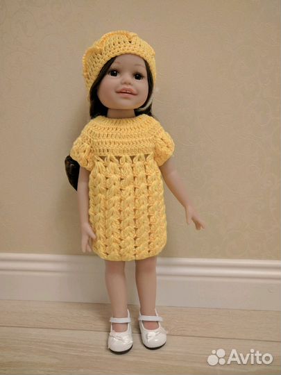 Виниловая кукла 45 см. Новая. В коробке