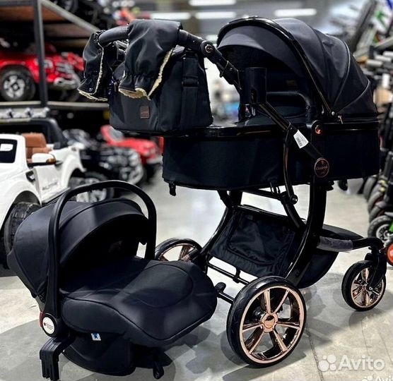 Коляска Luxmom 608 2в1 и 3в1 оригинал