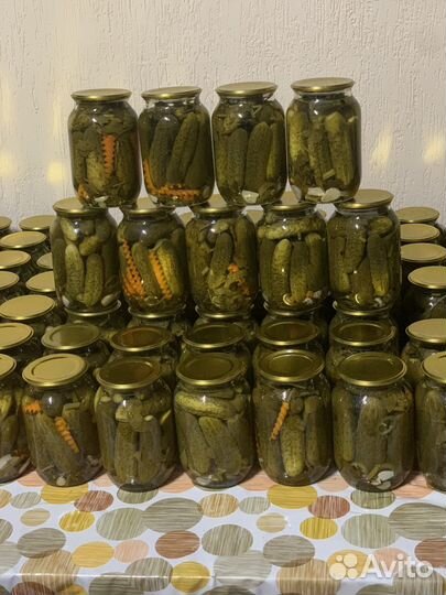 Огурцы маринованные домашние