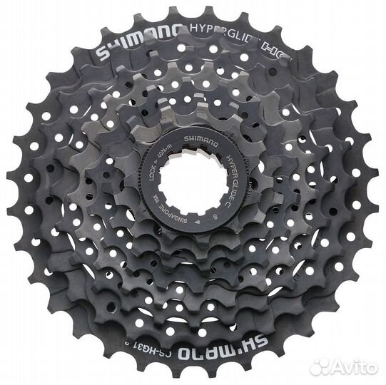 Кассета 8 скоростей, 11-32T, черный, Shimano CS-H