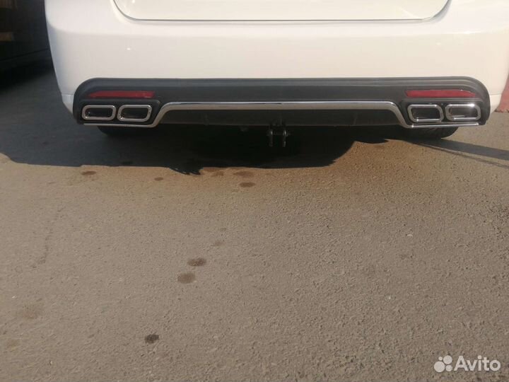 Диффузор Накладка на задний бампер lacetti