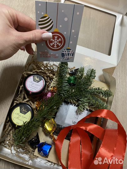 Чай Мед конфеты подарочный набор