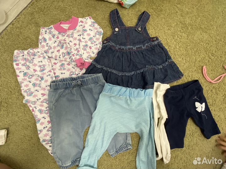 Пакет вещей на девочку 68