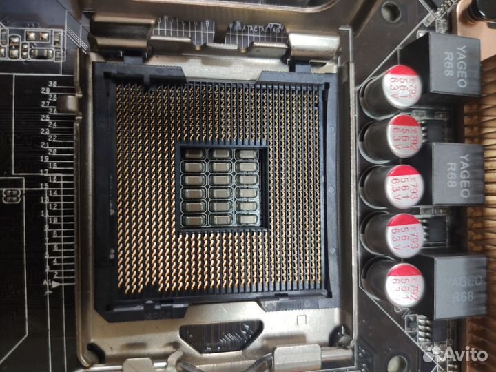 Материнская плата Asus lga775 с процессором