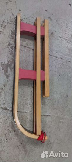 Сани детские двухместные складные