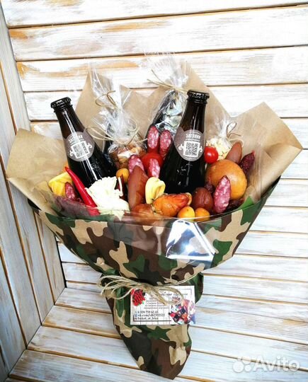 Букеты, подарочные боксы мужские