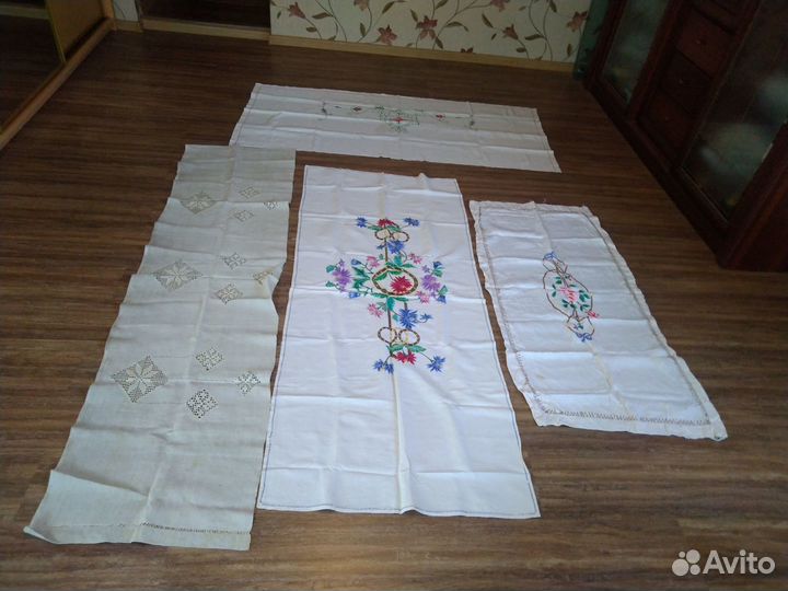 Старинный текстиль вышивка ришелье