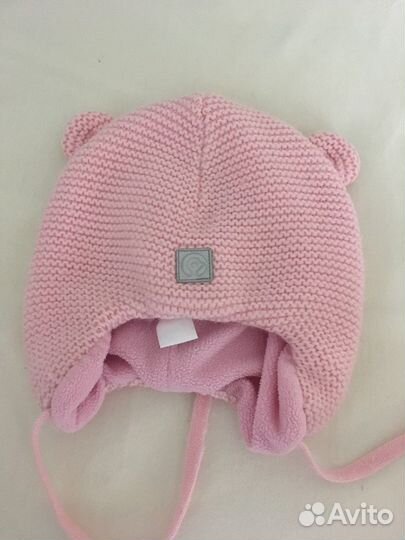 Шапка для девочки зимняя