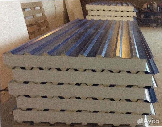 Сэндвич панели (кровельные) PIR от 200 м2