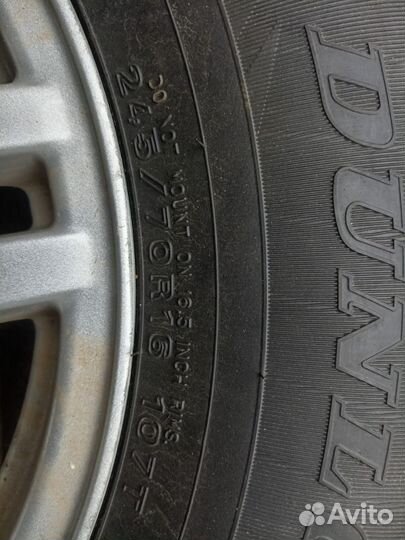 R16 Dunlop Grandtrek Ice 02 245/70, PCD 5x139.7 DIA 108.5